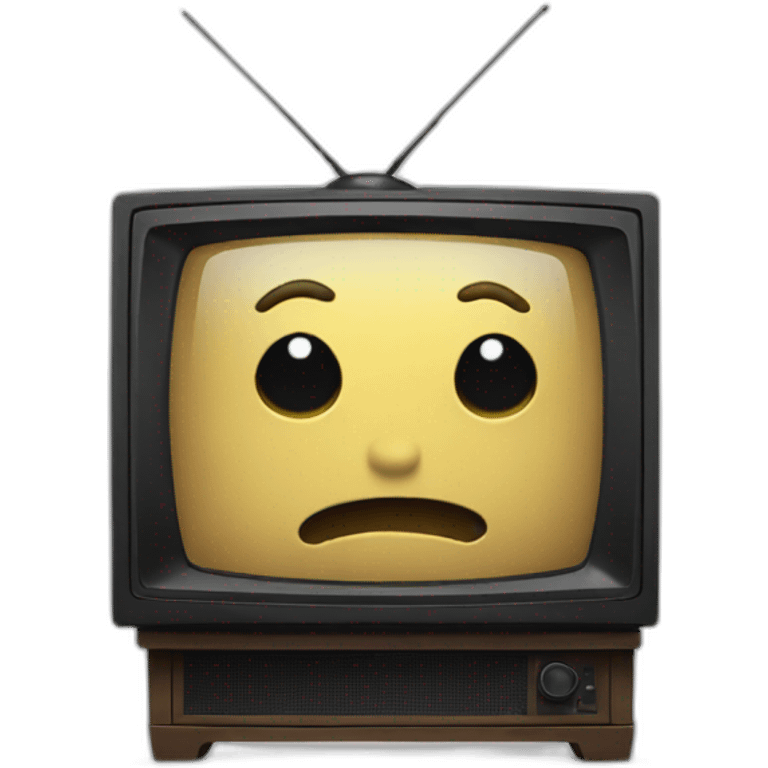 Disturbing Television emoji