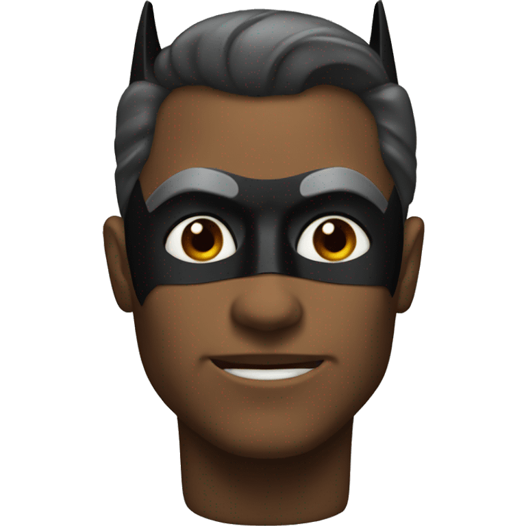 Batman with jawline  emoji