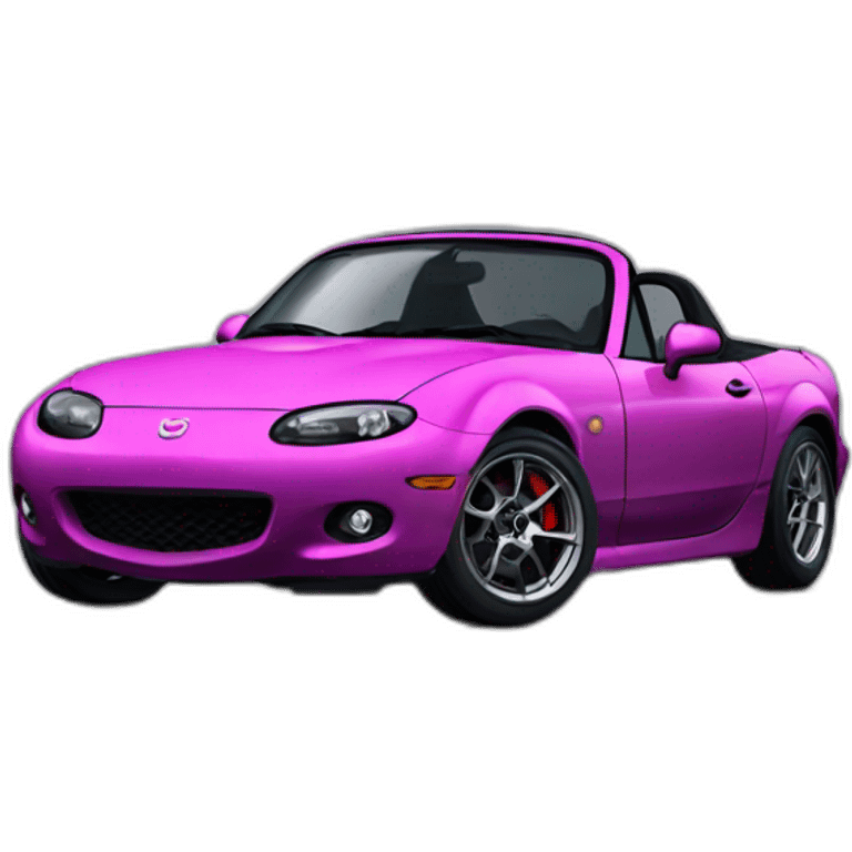 Mazda mx 5 1st generation drifting emoji