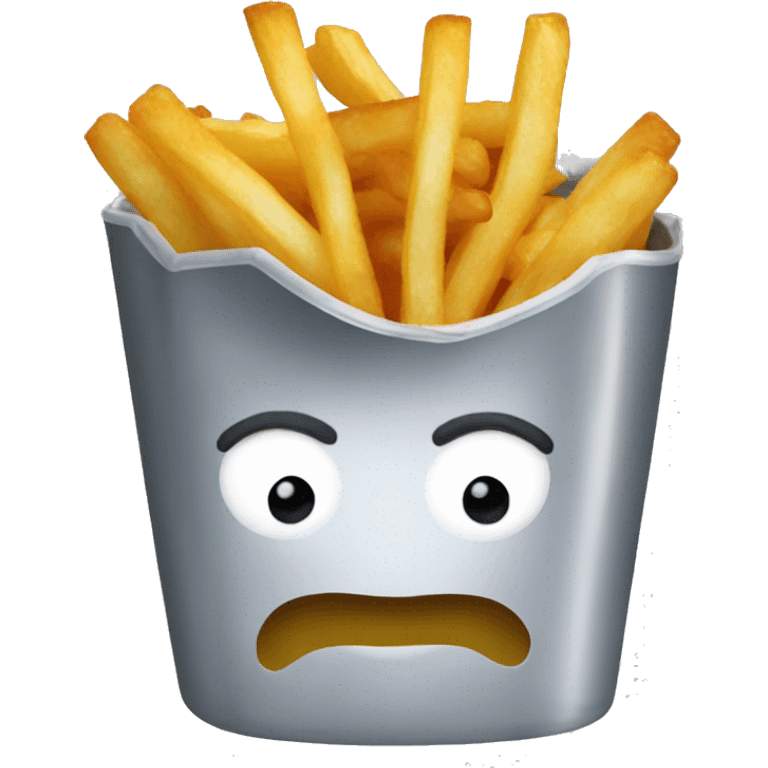 Moule frite emoji