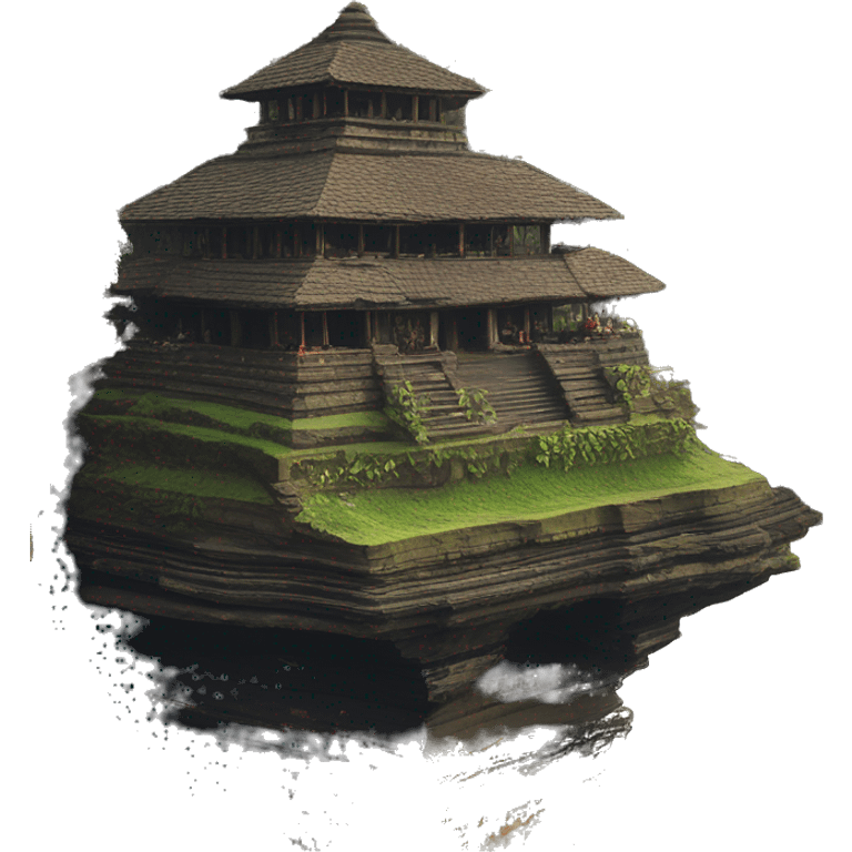 indonesian temple tanah lot emoji