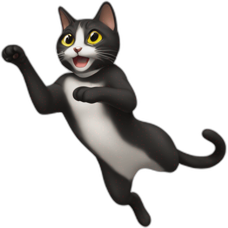 Cat dive thaï emoji