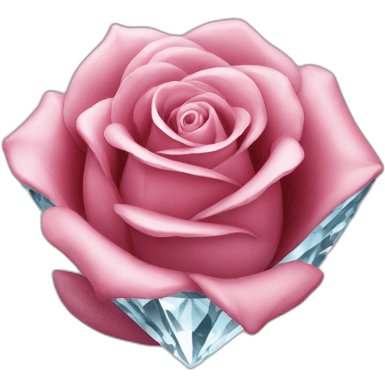 rose shaped diamond emoji