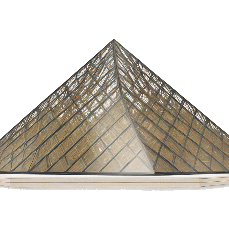 louvre pyramid emoji