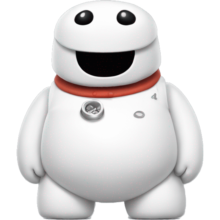 baymax blowing o's emoji