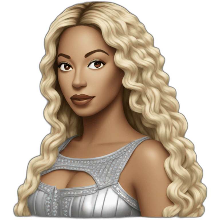 Renaissance album Beyoncé on silver horse emoji