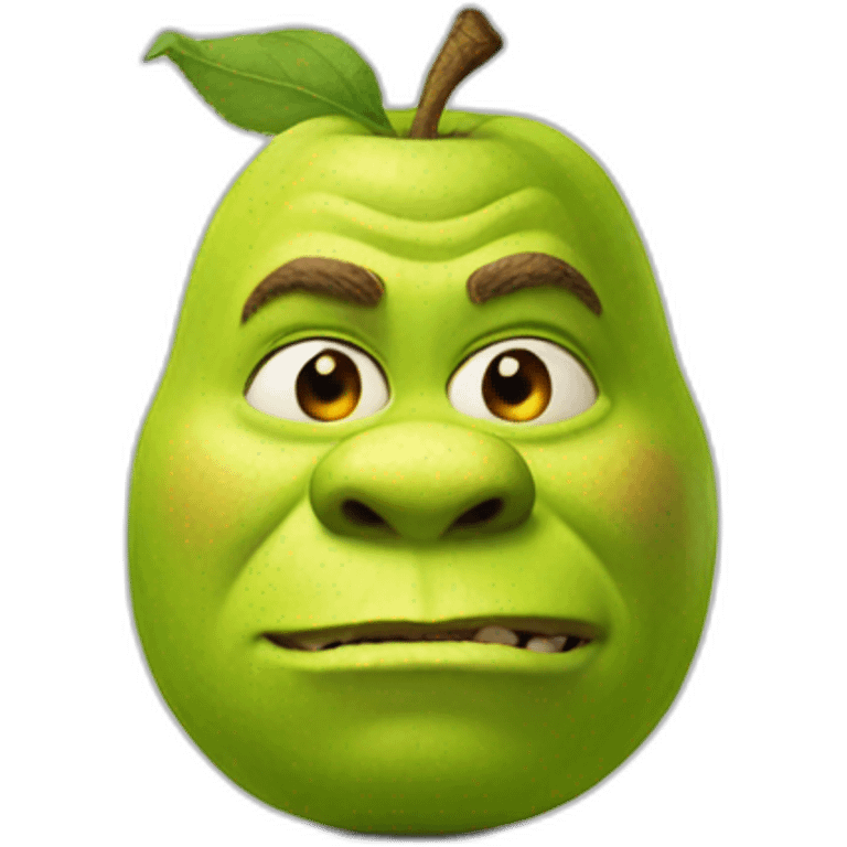 shrek apple emoji