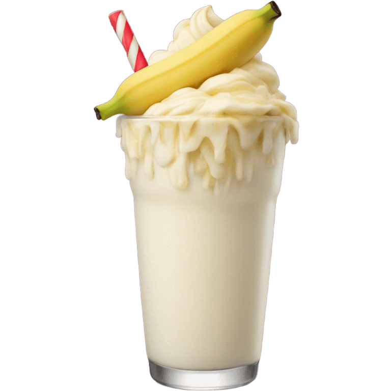 kiss banana milkshake emoji