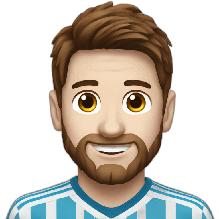 leo messi argentina emoji