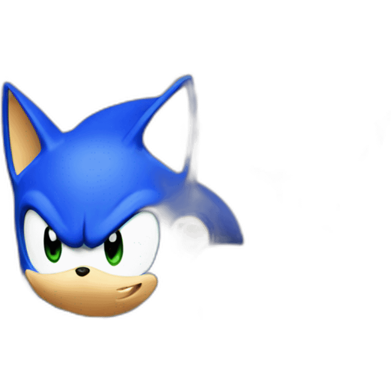 sonic head mix with pikachu head emoji