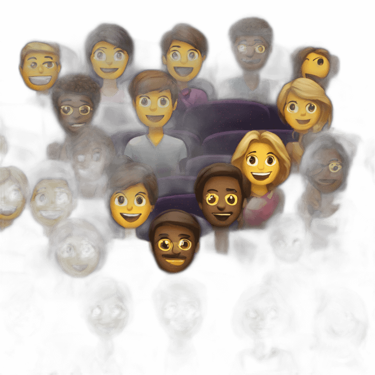 people on theater stage emoji