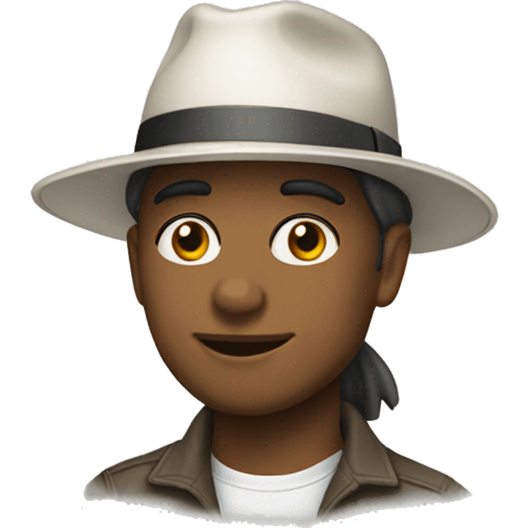 Boné Branco emoji