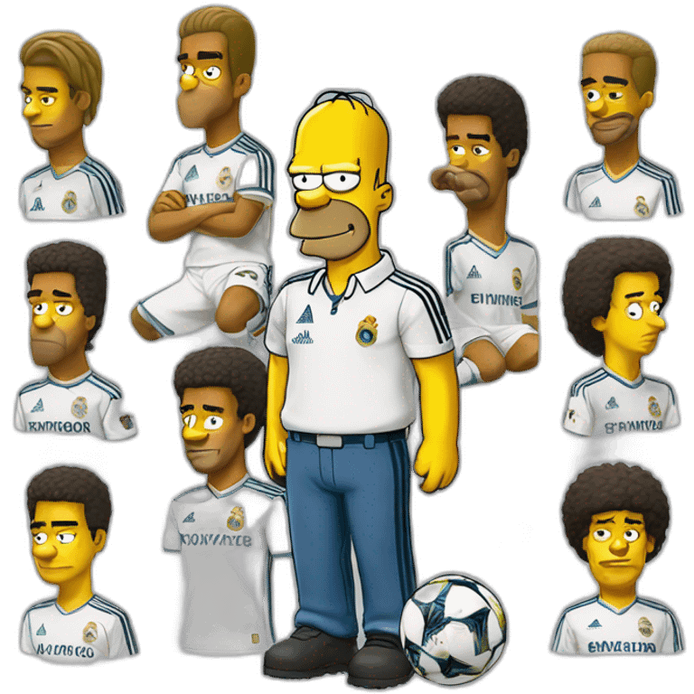 The simpsons real madrid emoji