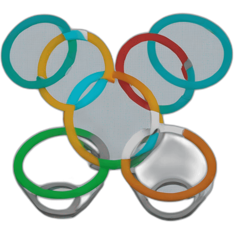 An arduino with olympics rings emoji