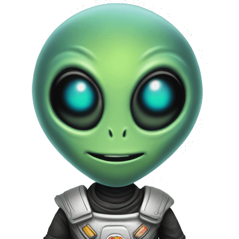 an alien says hello with the words seekers alliance on it emoji