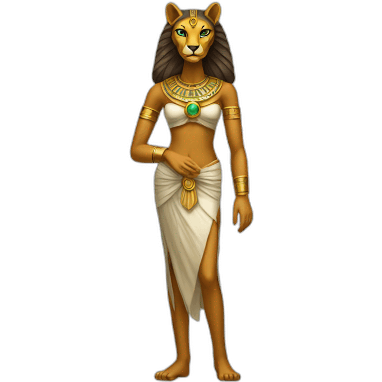 Sekhmet goddess full body emoji