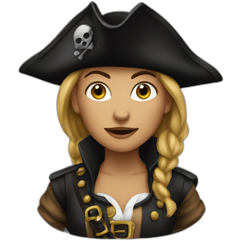 Pirate woman emoji