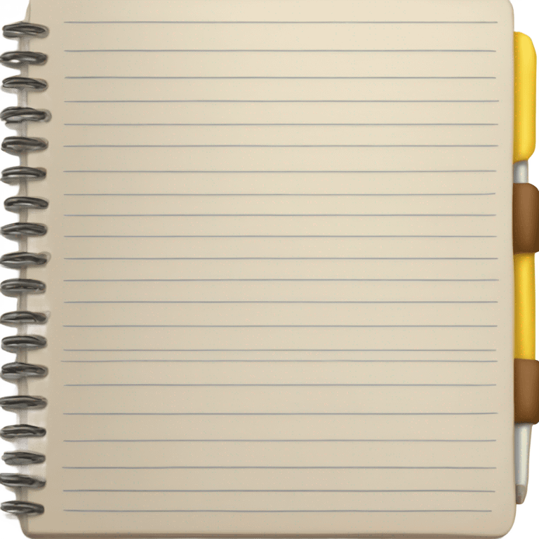 a open notebook with a page saying the word Free emoji