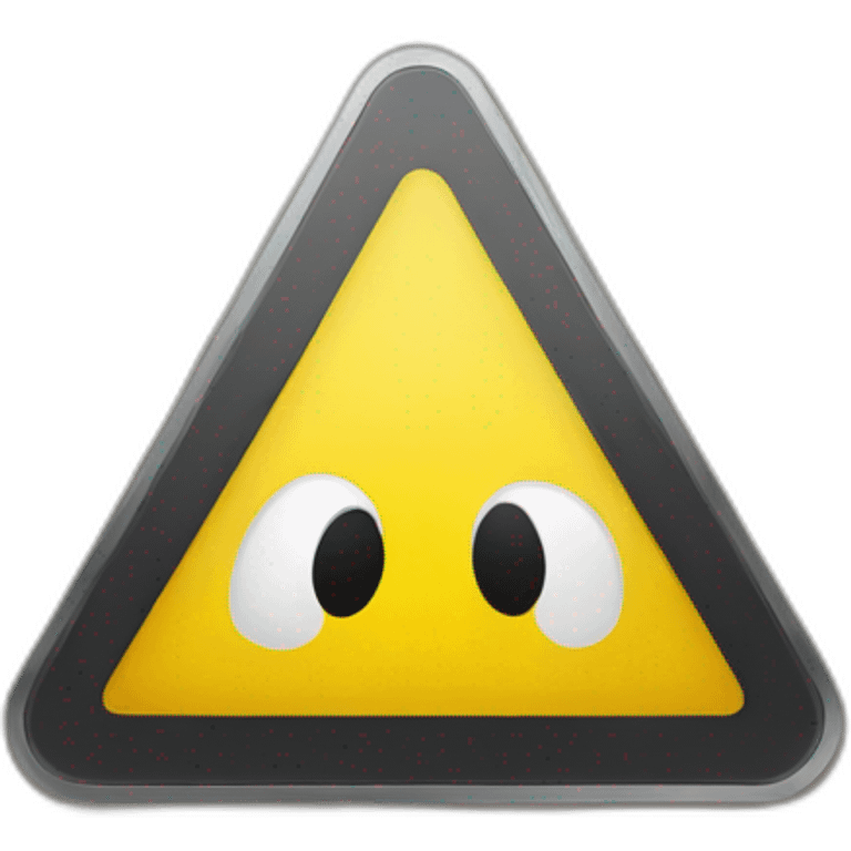 alert yellow sign emoji