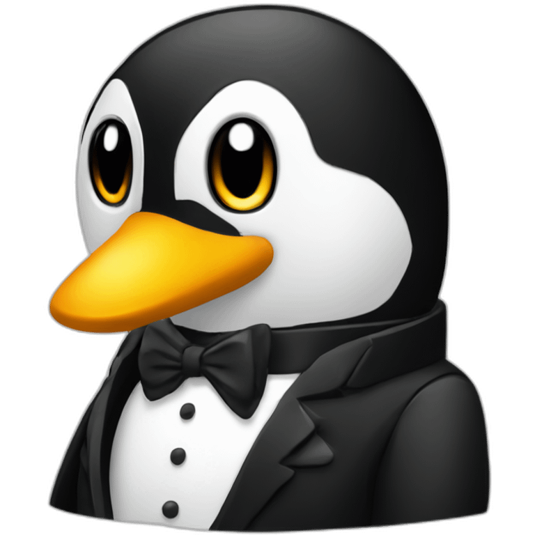 tux linux mascotte emoji