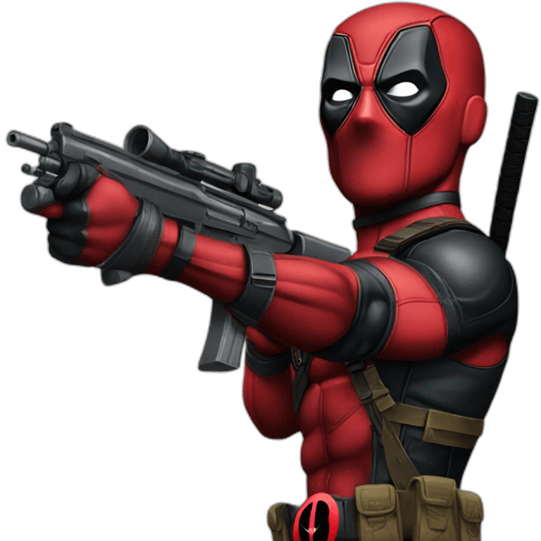 Deadpool vs rambo emoji