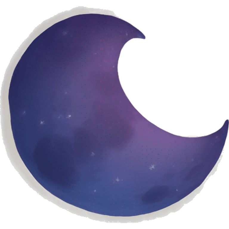 Crescent moon xD emoji