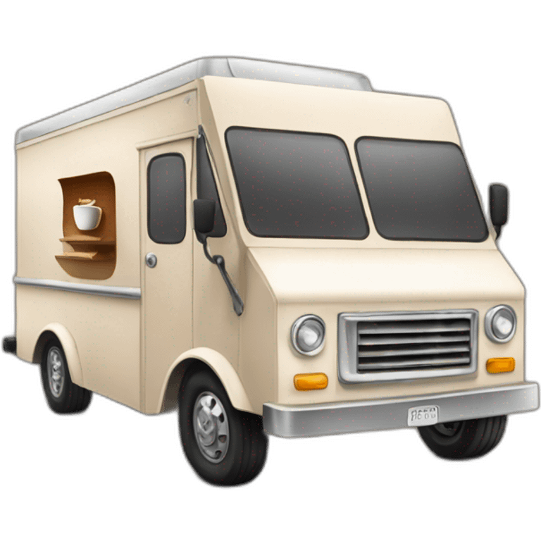 Coffee truck emoji