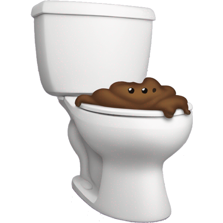 poop in toilet emoji