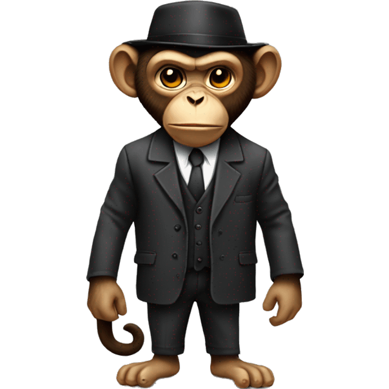 Gangster monkey  emoji