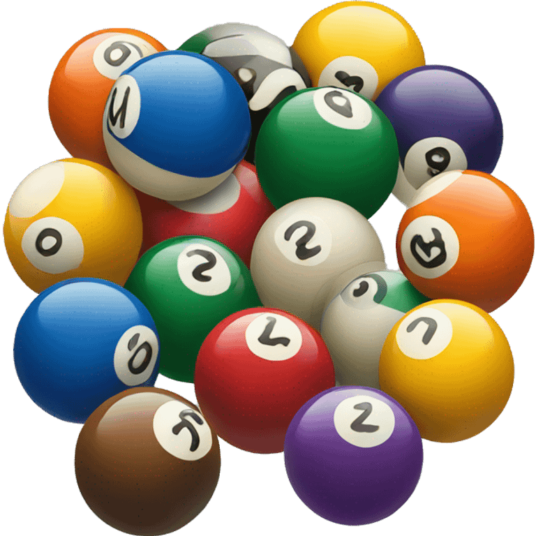 pool balls  emoji