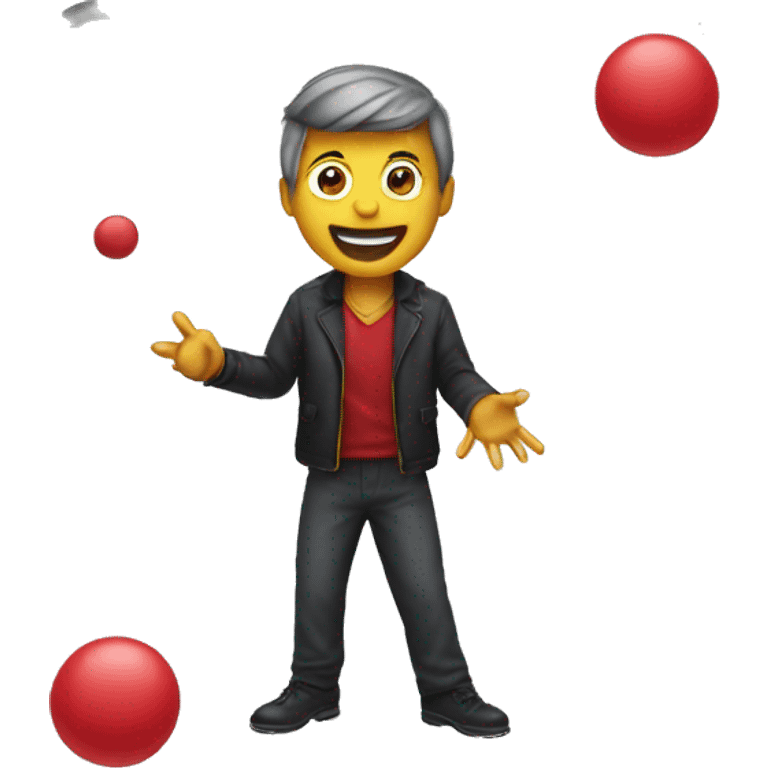 Emoji juggler emoji