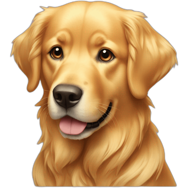 Golden Retriever shitszu  emoji