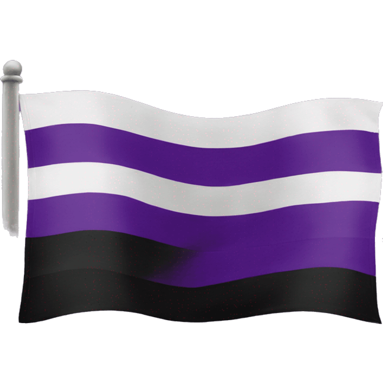 Asexual flag  emoji