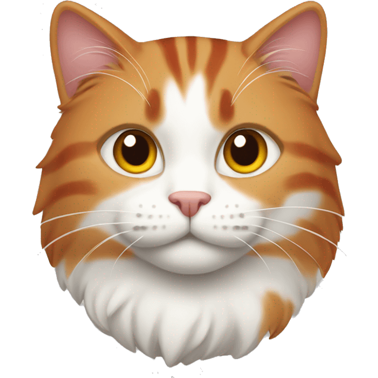 Red White tabby cat  emoji