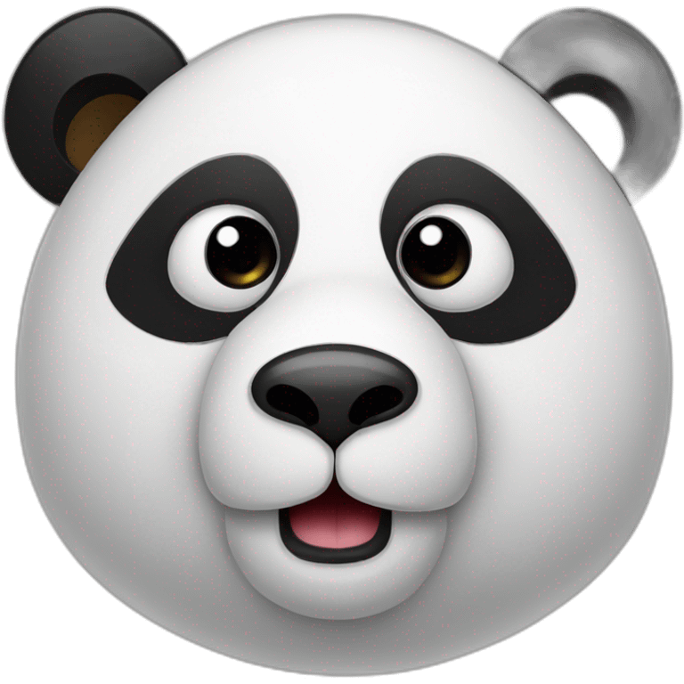 panda with monocle emoji