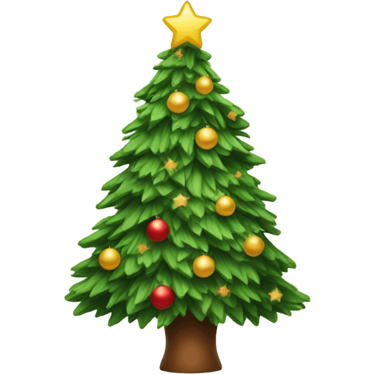 Christmas tree in a house emoji