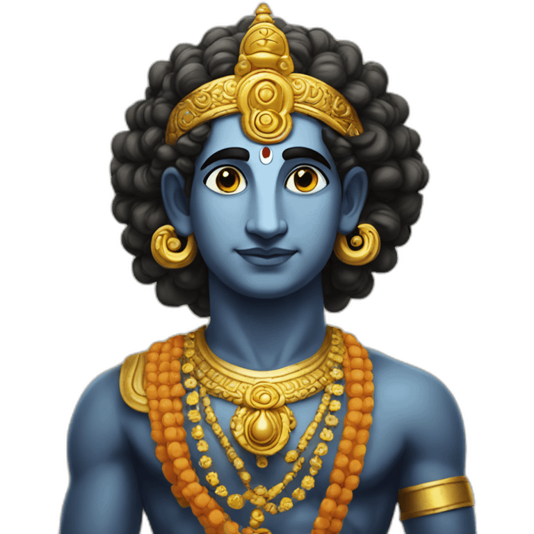 God Krishna as ram emoji