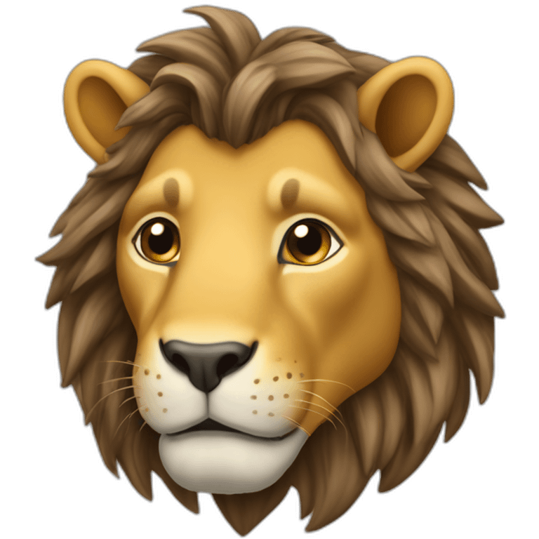 Cheval mélangé aux lion emoji