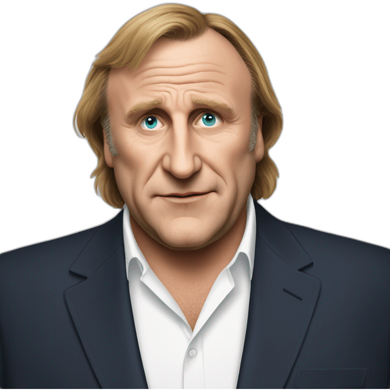 Macron sur Gérard Depardieu emoji