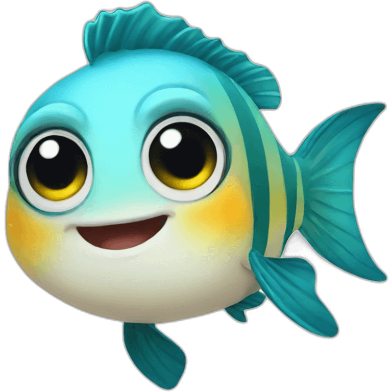 Cute fish emoji