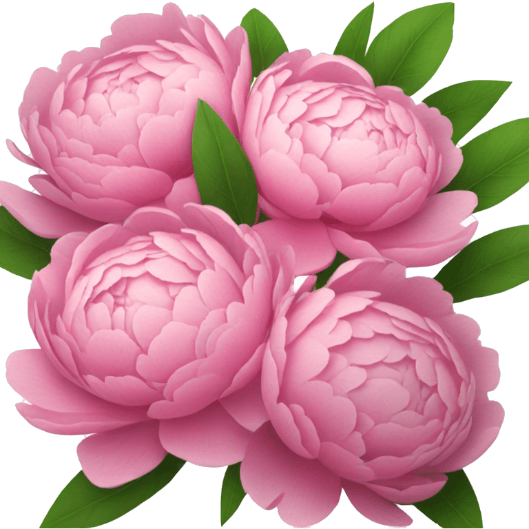 bouquet of peonies emoji