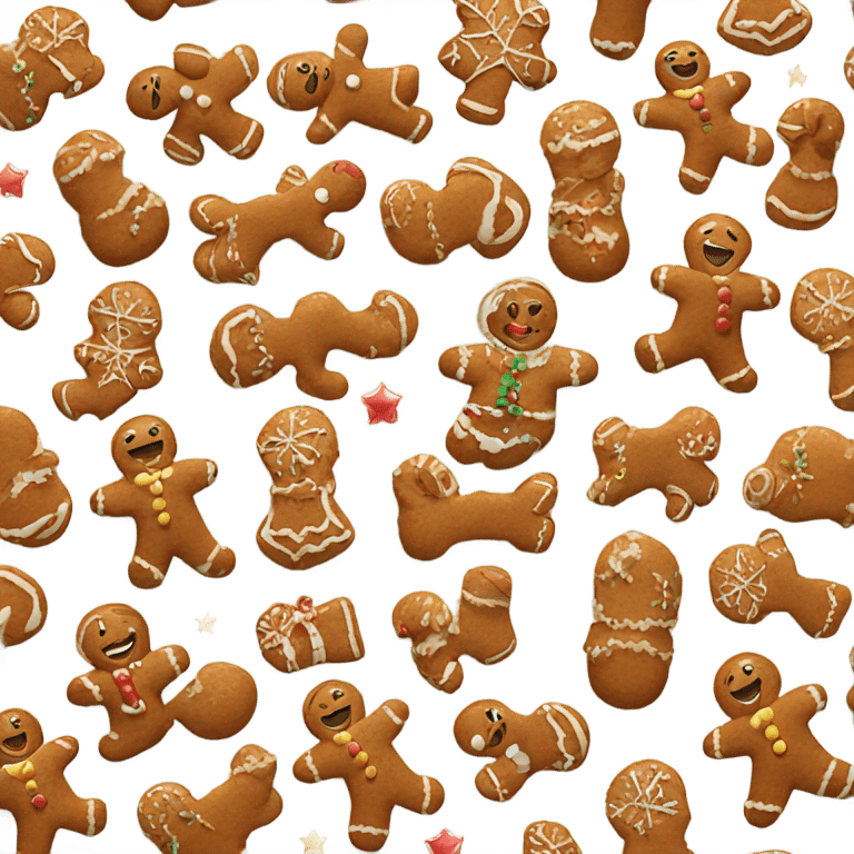 ginger bread christmas emoji