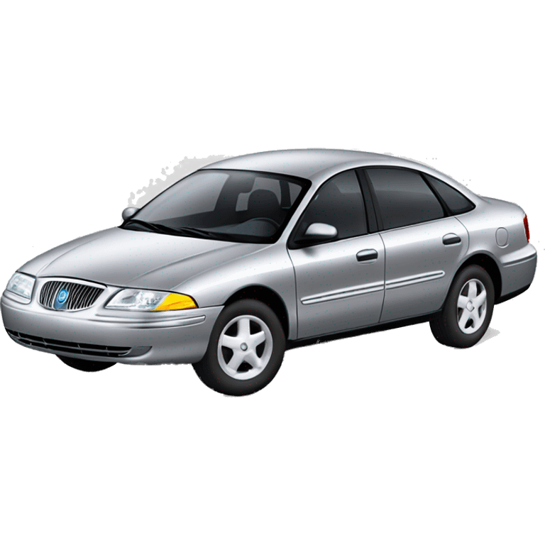 1998 mercury sable car silver with eye drop headlights emoji