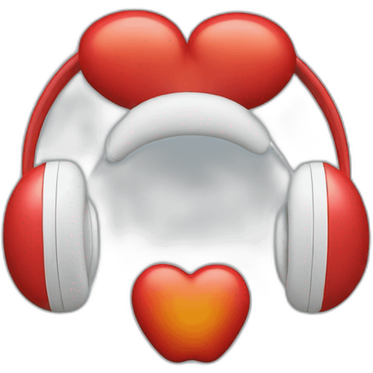 Apple hearphones emoji