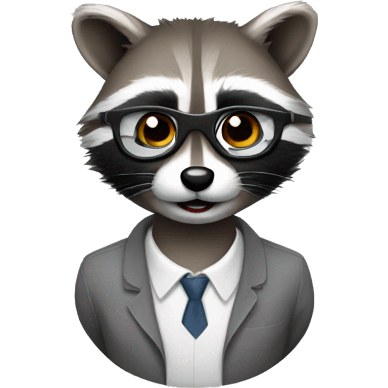 raccoon contact center agent emoji