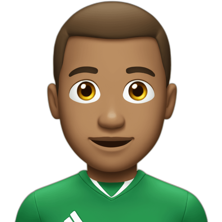 Mbappé en père noël emoji