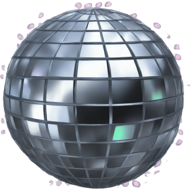 Disco ball with a now emoji