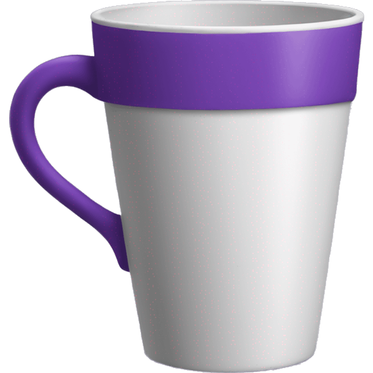 Purple cup with handle  emoji