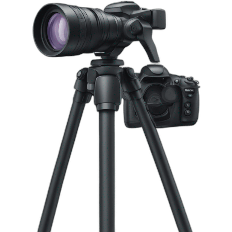 Tripod with camera emoji