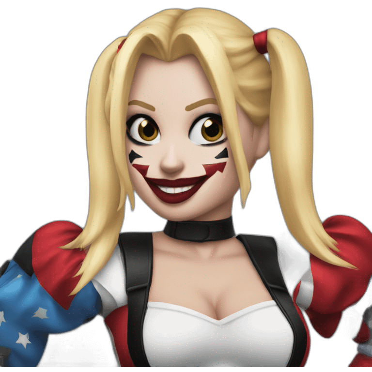 Trump as Harley quinn emoji